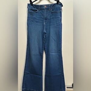 Women's high rise flare jeans